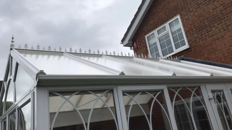 Cleaned Georgian-style conservatory roof from the Albright portfolio